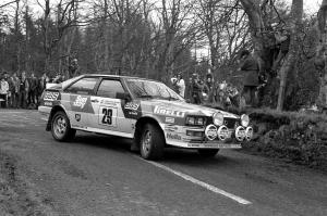 Audi Quattro Rally Car 1980 года 